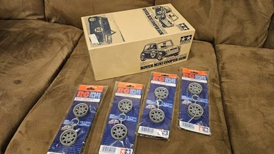 NIB Vintage 50795 Tamiya Rover MINI Cooper Racing Body Set w/ Wheels! - READ! - Image 1 of 4