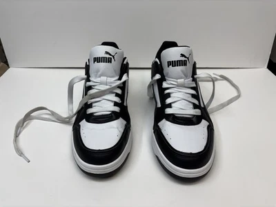 Puma "Rebound Joy"  men's size 10   low top black and white sneakers - Image 1 of 4