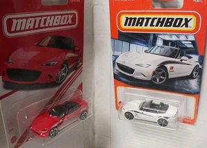 2021-2023 Matchbox 2015 Mazda Mx-5 Miata 2 Car Lot- Target Red Exclusive - Bild 1 von 11