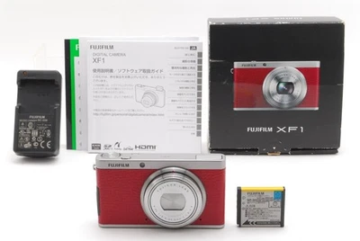 [NEAR MINT++ w/Box] Fujifilm XF1 Red 12.0MP Compact Digital Camera From JAPAN - Image 1 of 4