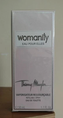 PROFUMO WOMANITY Thierry Mugler 50ML EDT VINTAGE RICARICABILE Sigillato - Image 1 of 4