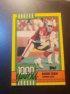 1990 Roger Craig #28 Topps (1000 Yard Club) San Francisco 49ers - Picture 1 of 4
