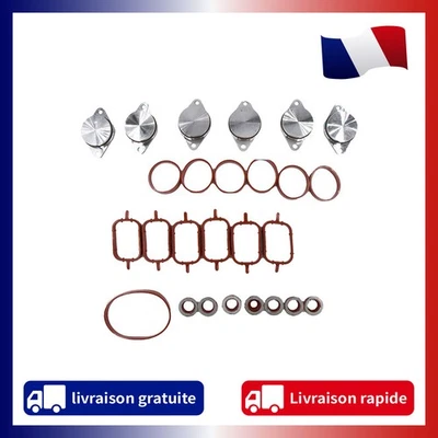 11612245439 Kit de joints pour collecteur d'admission BMW Série 3 5 6 7 - Photo 1/4