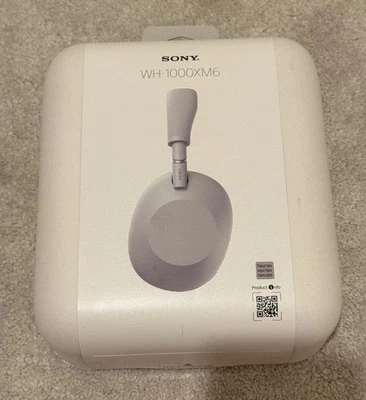 Sony WH-1000XM6 Noise Cancelling  Bluetooth Headphones,Silver. Brand New Sealed - Image 1 of 4