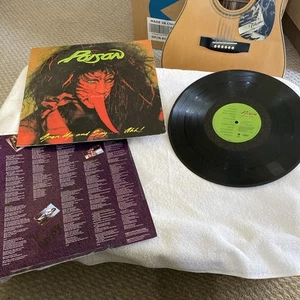 POISON OPEN UP AND SAY AHH! Vinyl LP 1988 "Banned" C1-2-48493 Clean!!! Nice! - Picture 1 of 11
