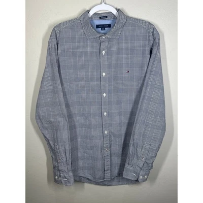 Tommy Hilfiger Mens Checkered Button Down Size L - Image 1 of 3