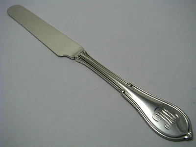 CUCHILLO DE PLATA COTTAGE by GORHAM COIN DESAYUNO POSTRE CUCHILLO DE TÉ 1861 Raro Mono'd Foto 1 de 4