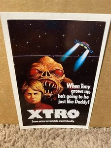 XTRO Vinyl Sticker Horror 3" x 4" Free Shipping! Retro 80s GORE Aliens Blood - Picture 1 of 1