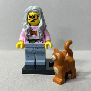 Lego Mrs. Scratchen Post gato minifigura LEGO película serie coleccionable CMF - Imagen 1 de 4
