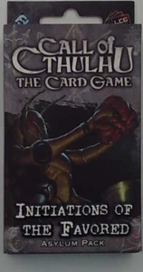 CALL OF CTHULHU LCG: INITIATIONS OF THE FAVORED ASYLUM PACK (FFG CT42) - Picture 1 of 2