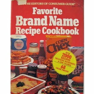 The Editors of Consumer Guide Favorite Brand Name Recipe Cookbook Paperback - Imagen 1 de 6