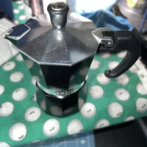 Bellemain 2-3 cup Moka Pot Black open box never used - Afbeelding 1 van 12