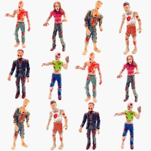 Zombie Action Figures Realistic Hand Painted Toy Figurine Models 12Pcs - Picture 1 of 12