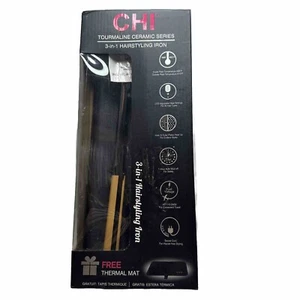 CHI Tourmaline Ceramic 3-in-1 Styling Iron, 1" /Thermal Mat - Picture 1 of 6