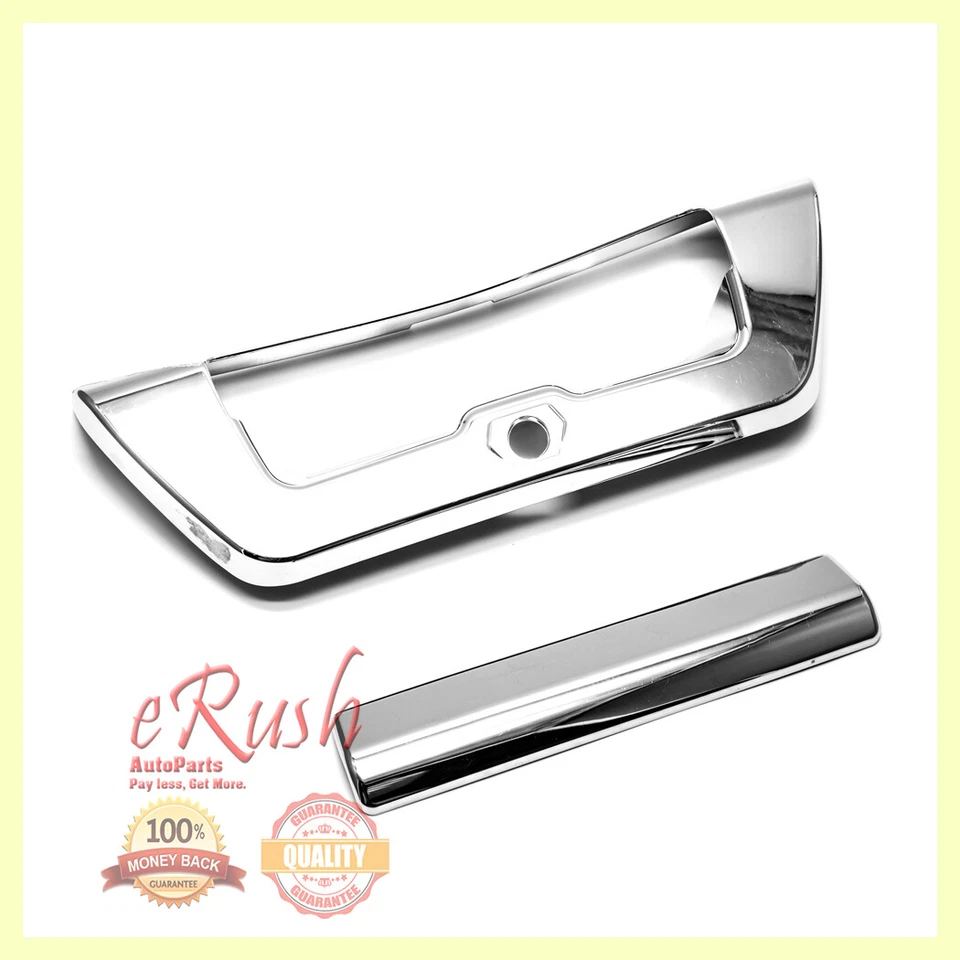 PARA FORD F150 F-150 2015 2016 2017 CROMO PUERTA TRASERA MANIJA CUBIERTA CON ORIFICIO DE LEVA Foto 1 de 1