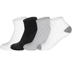 3/6/12 pares de calcetines deportivos atléticos de algodón grueso corte bajo para hombre talla 9-11,10-13 - Imagen 1 de 10