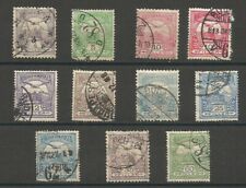 HONGRIE série de 11 timbres de 1900 à 1908 oblitérés