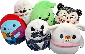Nightmare Before Christmas lot of 6 8" Zero Oogie Jack Sally MORE Squishmallows - Picture 1 of 7