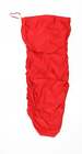 AX Paris rotes Damen-Ballkleid aus Polyester Größe 10 schulterfrei