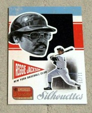 2013 Panini America's Pastime Silhouettes Memorabilia #S-RJ Reggie Jackson /25