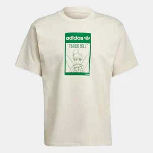 Adidas originals Unisex Disney Tinker Bell Printed Tee Shirt Size Large GP3392 - Picture 1 of 4