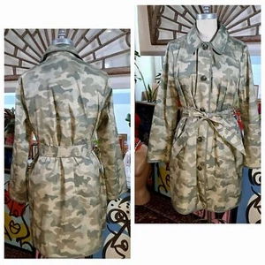 Dennis By Dennis Basso Camouflage Jacket Size L - Picture 1 of 10