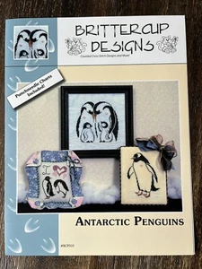 Brittercup Designs ANTARCTIC PENGUINS Counted Cross Stitch Designs • 3 Designs - Picture 1 of 4