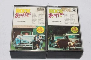 Rock Graffitti Vol 1 & Vol 2 Cassette Tapes RCA Fatbox 4 Cassettes - Picture 1 of 7