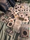 Silver Coins ..+ Other Old Us And Foriegn Coins Grab Bag.also Real Gold In Bag