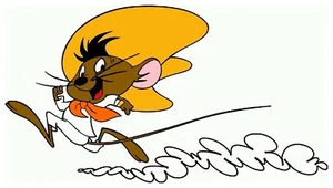 Speedy Gonzales Iron On Transfer For T-Shirt & Other Light Color Fabrics #1 - Picture 1 of 4