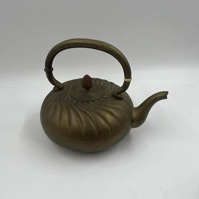 Hervidor de agua Gorham Co de latón antiguo raro Secesionista V44 Art Nouveau Foto 1 de 4