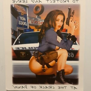 COP POLICE PROTECT & SERVE CRACK OF DAWN HOT GIRL SHIRT (FRONT PRINT ONLY) #1941 - Picture 1 of 3