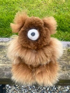 Alpaca Teddy Bears, Medium 13" 33cm Fluffy Plush Fur Cuddly Soft Toys, in UK - Picture 1 of 11