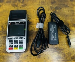 First Data FD-410 Credit Card Machine With Chip Reader And Power Supply - Picture 1 of 6