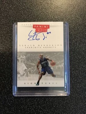 2014-15 National Treasures Gerald Henderson Auto Autograph #51/75 Hornets - Image 1 of 4
