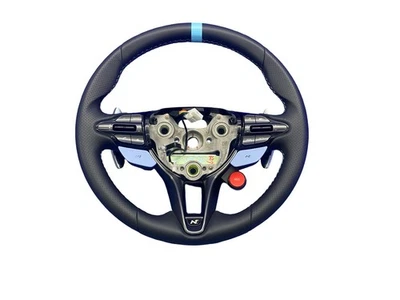 2024-2025 Hyundai Elantra N LEFT DRIVER STEERING WHEEL BLACK (NNB) 56100-IB020 - Image 1 of 4