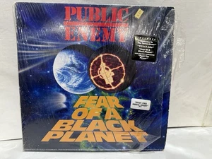 Public Enemy-Fear of a Black Planet Def Jam 1990  12" Vinyl Album With Hype Stic - Foto 1 di 10