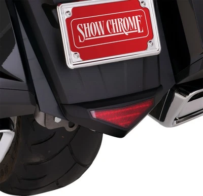 Show Chrome Marvel Lower Run and Brake Light - Black Motorcycle Street Bike - Image 1 of 4