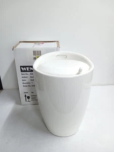 WENKO Badhocker Mod. Candy Weiss, Hocker mit Stauraum fuer das Badezimmer - Bild 1 von 6
