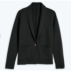Suéter de punto acanalado SUMMERSALT para mujer Blazer Chal Cuello Chaqueta Talla L Negro - Imagen 1 de 9