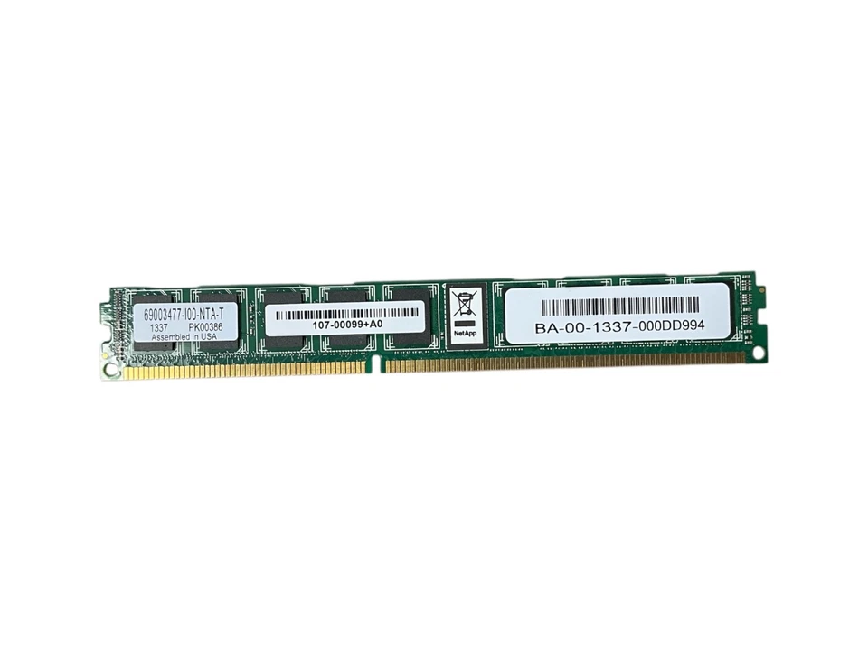 107-00106+A0 Netapp 8GB PACK OF 19 10600R Memory Module, 69003477-100-NTA-T - Image 1 of 2