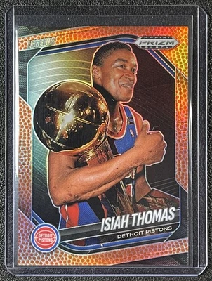 ISIAH THOMAS 2024-25 PANINI PRIZM NEGRO #293 LEYENDAS BALONCESTO 181/225 PISTONES Foto 1 de 2
