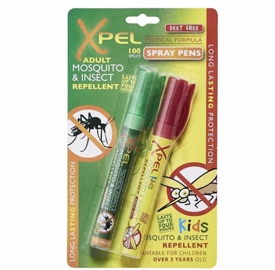 Xpel Adult & Kids Mosquito & Insect Repellent Spray Pens Tropical Formula P1 - Image 1 of 4