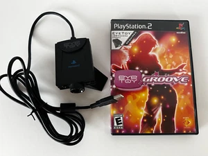 Sony Playstation 2 PS2 Eye Toy Camera Black Eye Toy Groove CD-DVD - Foto 1 di 10