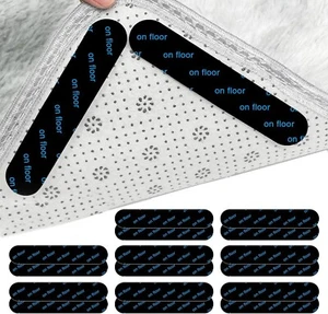 Anti-Slip Rug Grippers – Reusable & Washable for Laminate, Wood, Tile Floors - Picture 1 of 5