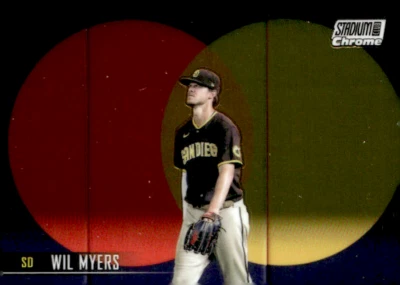 2021 Topps Chrome Stadium Club #144 Wil Myers - Image 1 of 2