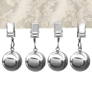 Tablecloth Weights 10oz Heavy Premium Tablecloth Clips Added Weights 4 Pack - Picture 1 of 6