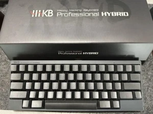 Clavier PFU HHKB Professionnel HYBRIDE Type-S Disposition Anglais Noir avec Tapis - Photo 1/3