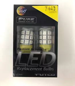 Putco Premium LED Replacement Bulbs 237443A AMBER 7443 LED Bulb NEW - Picture 1 of 5