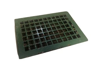 Vintage Louvered Floor Vent Nice Primitive Look - Picture 1 of 5